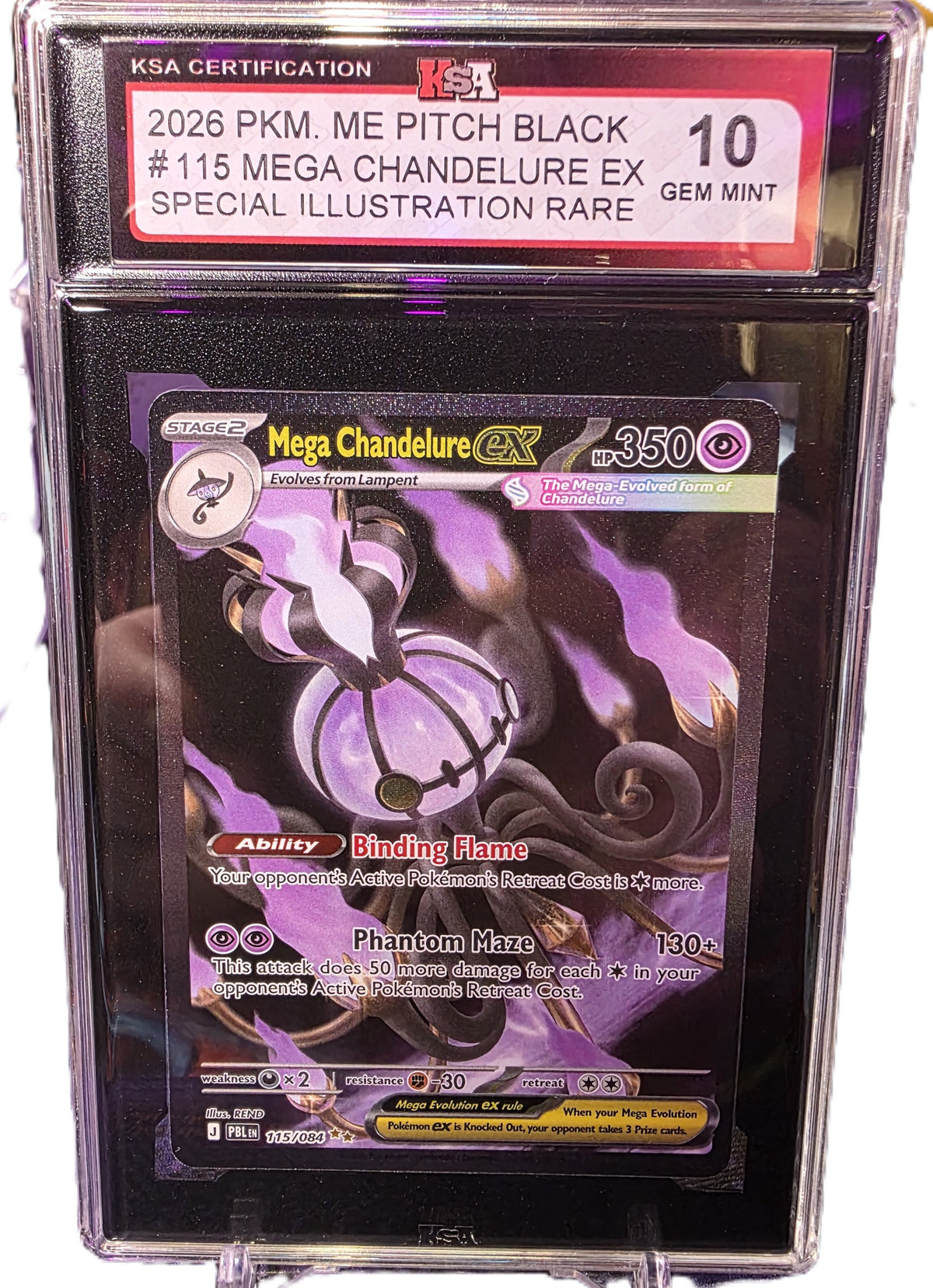 KSA GEM MINT 10 Chandelure SIR Duck Race!