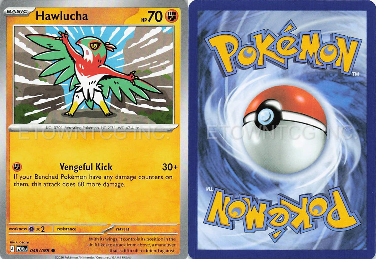 HAWLUCHA 046/088 C PERFECT ORDER POKEMON NM