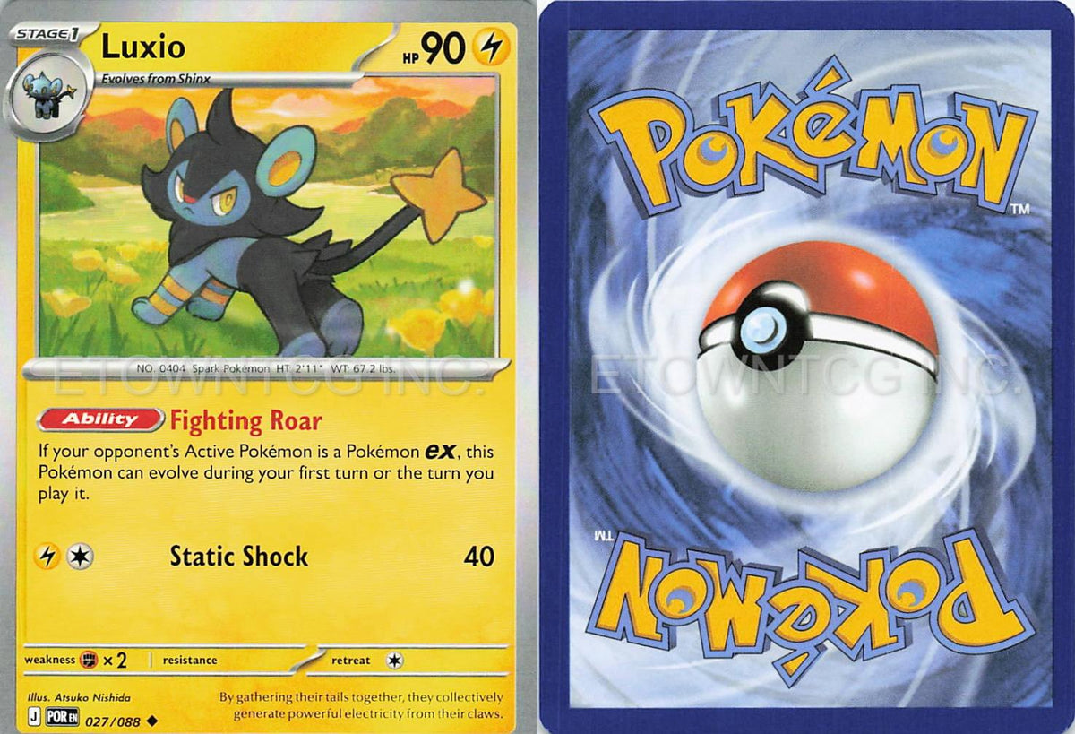 LUXIO 027/088 UC PERFECT ORDER POKEMON NM