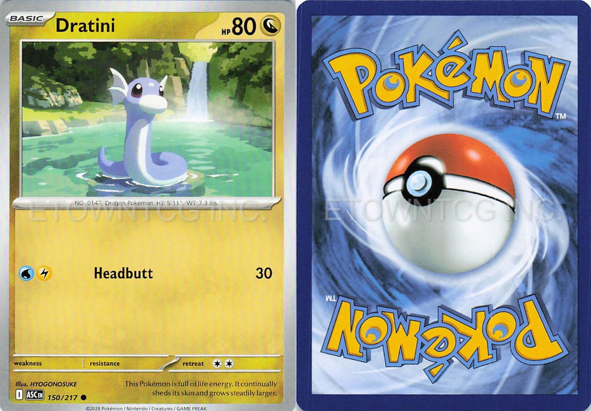 DRATINI 150/217 C ASCENDED HEROES POKEMON NM
