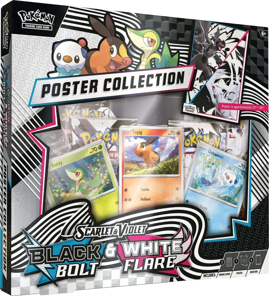 Pokémon Black Bolt & White Flare Poster Collection