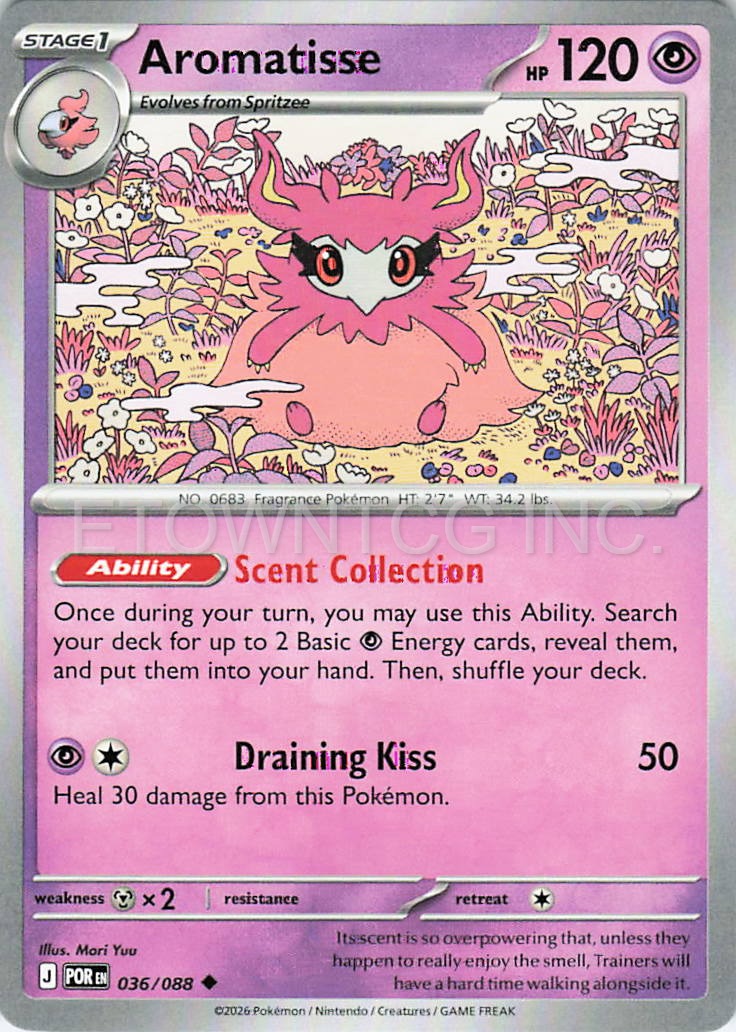 AROMATISSE 036/088 UC PERFECT ORDER POKEMON NM
