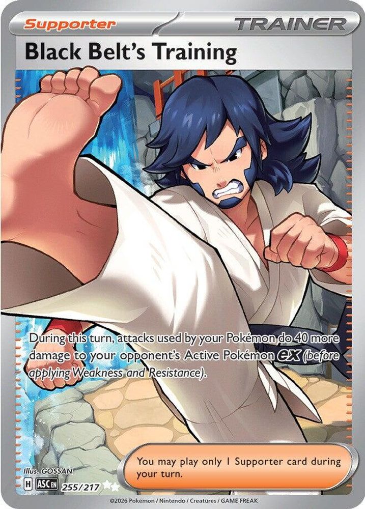BLACK BELT'S TRAINING 255/217 UR ASCENDED HEROES POKEMON HOLO NM