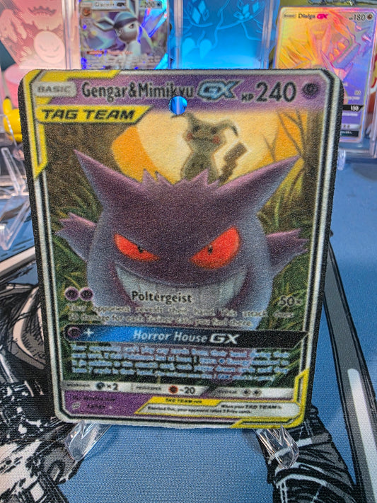 Etowntcg Air Freshener GENGAR MIMIKYU TAG TEAM