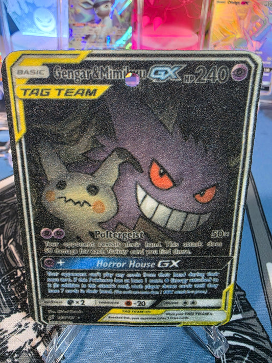Etowntcg Air Freshener GENGAR MIMIKYU TAG TEAM