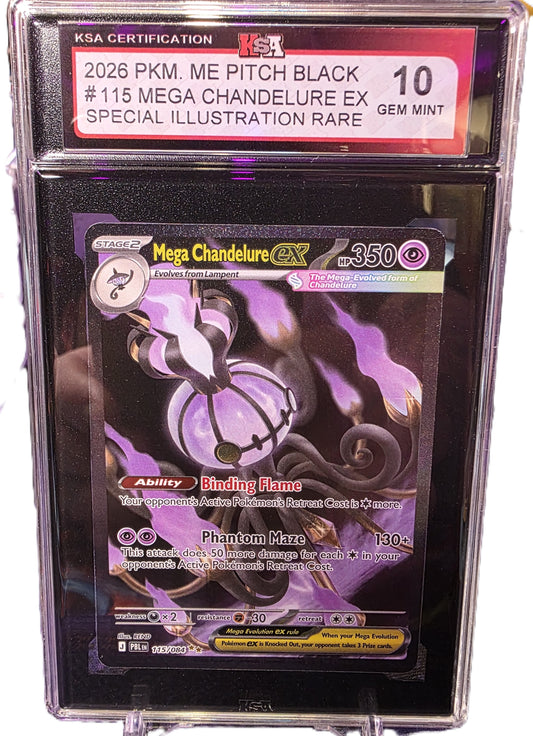KSA GEM MINT 10 Chandelure SIR Duck Race!