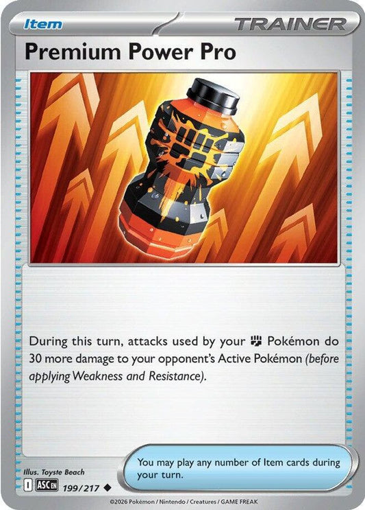 PREMIUM POWER PRO 199/217 UC ASCENDED HEROES POKEMON NM