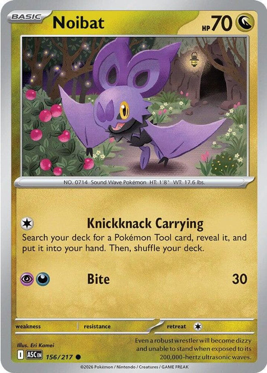 NOIBAT 156/217 C ASCENDED HEROES POKEMON NM
