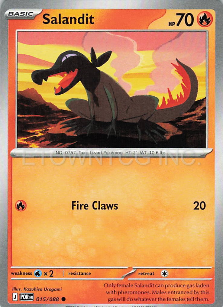 SALANDIT 015/088 C PERFECT ORDER POKEMON NM