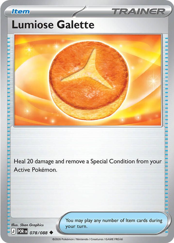 LUMIOSE GALETTE 078/088 UC PERFECT ORDER POKEMON NM