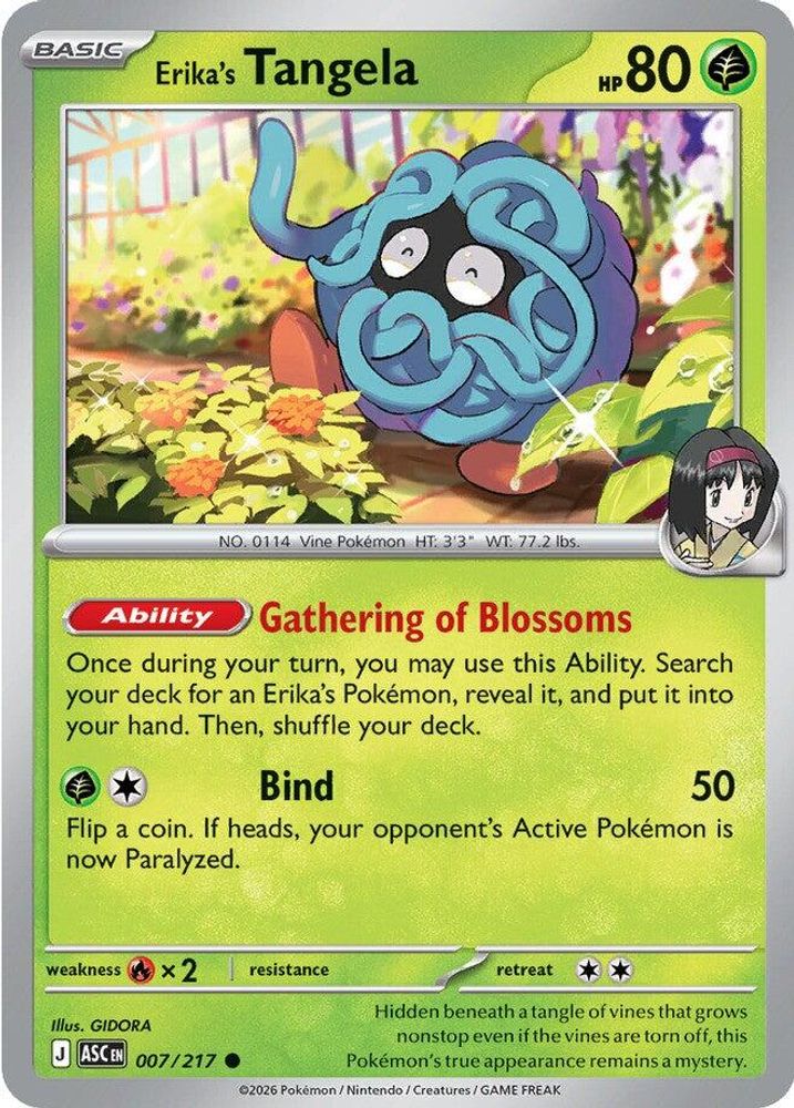 ERIKA'S TANGELA 007/217 C ASCENDED HEROES POKEMON NM