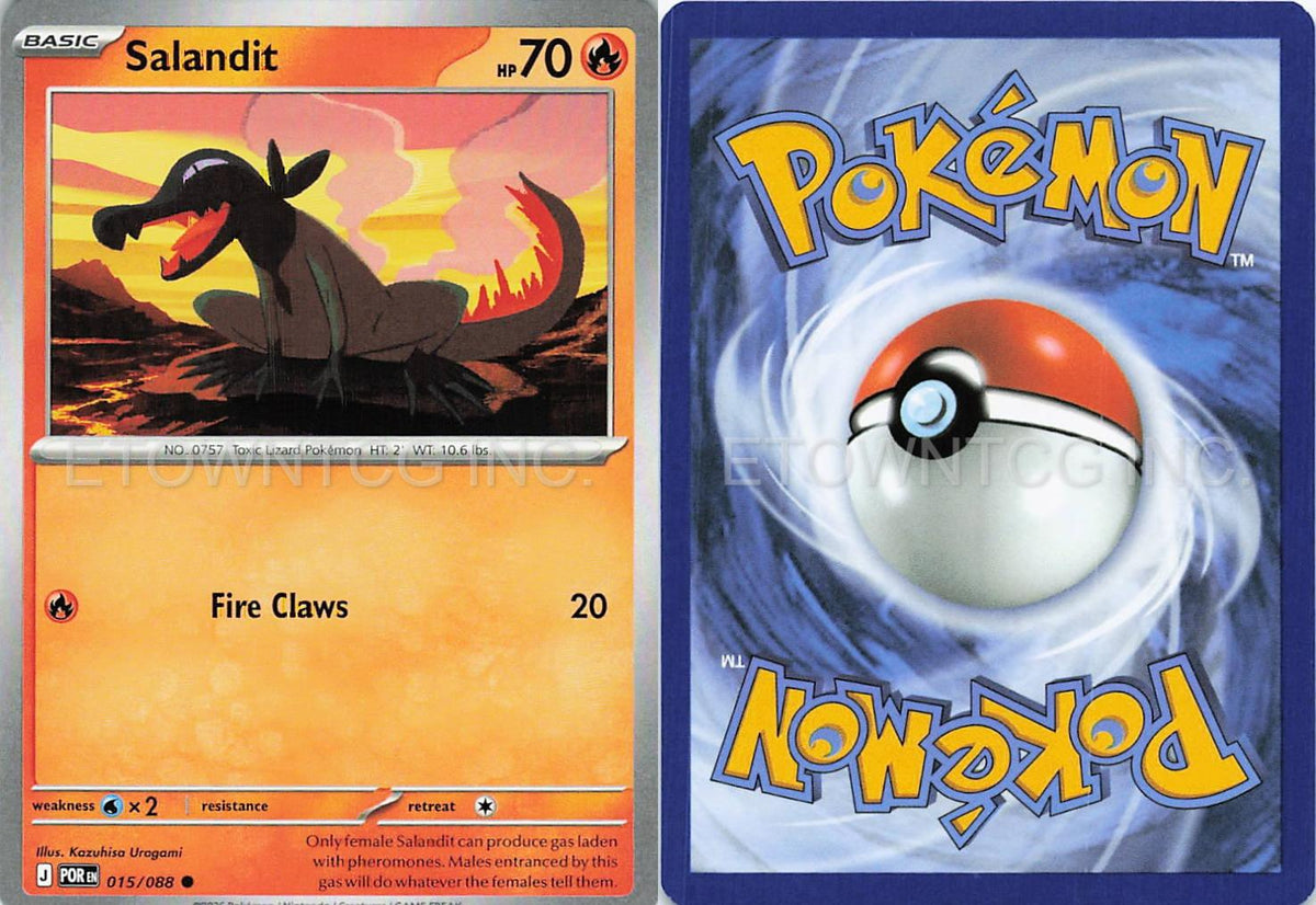 SALANDIT 015/088 C PERFECT ORDER POKEMON NM