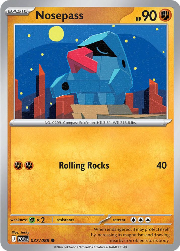 NOSEPASS 037/088 C PERFECT ORDER POKEMON NM