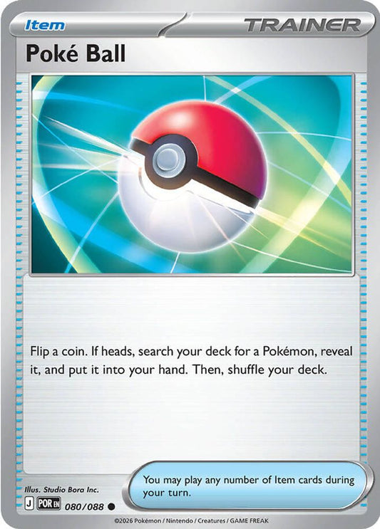 POKE BALL 080/088 C PERFECT ORDER POKEMON NM