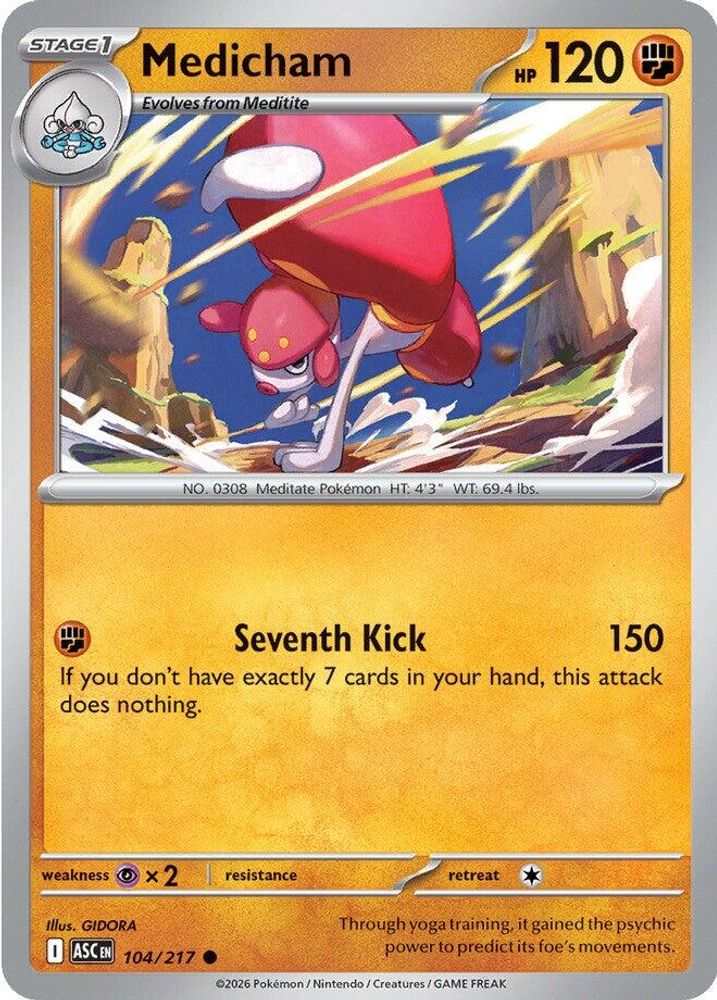 MEDICHAM 104/217 C ASCENDED HEROES POKEMON NM