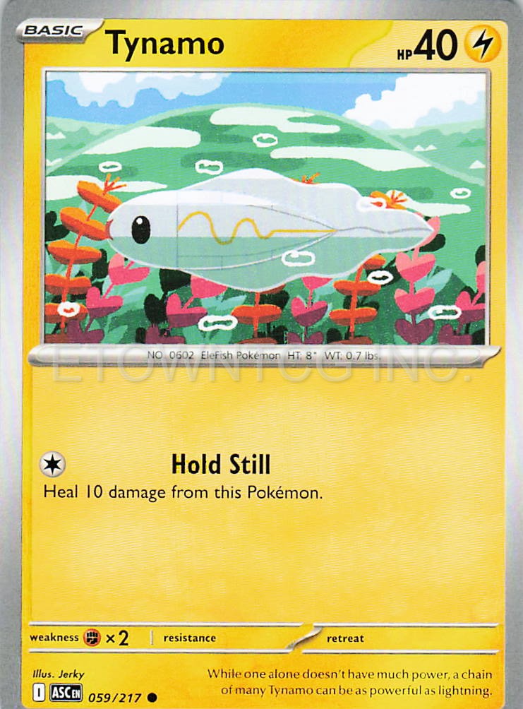 TYNAMO 059/217 C ASCENDED HEROES POKEMON NM