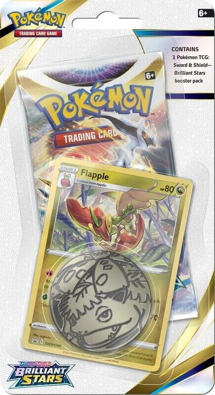 Pokémon Brilliant Stars Single Pack Blister (Flapple)
