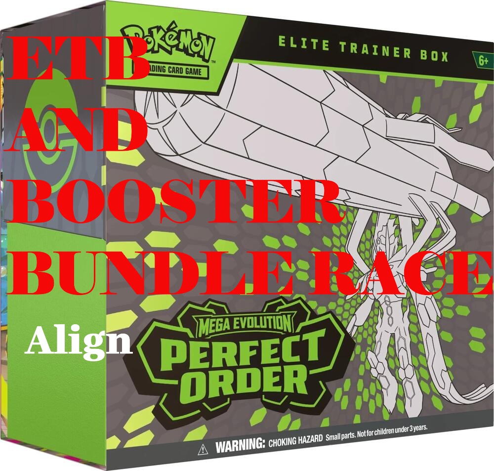 PERFECT ORDER ETB & BOOSTER BUNDLE RACE