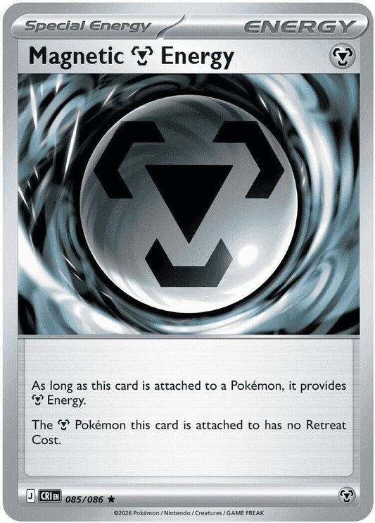 MAGNETIC M ENERGY 085/086 HOLO R CHAOS RISING POKEMON NM