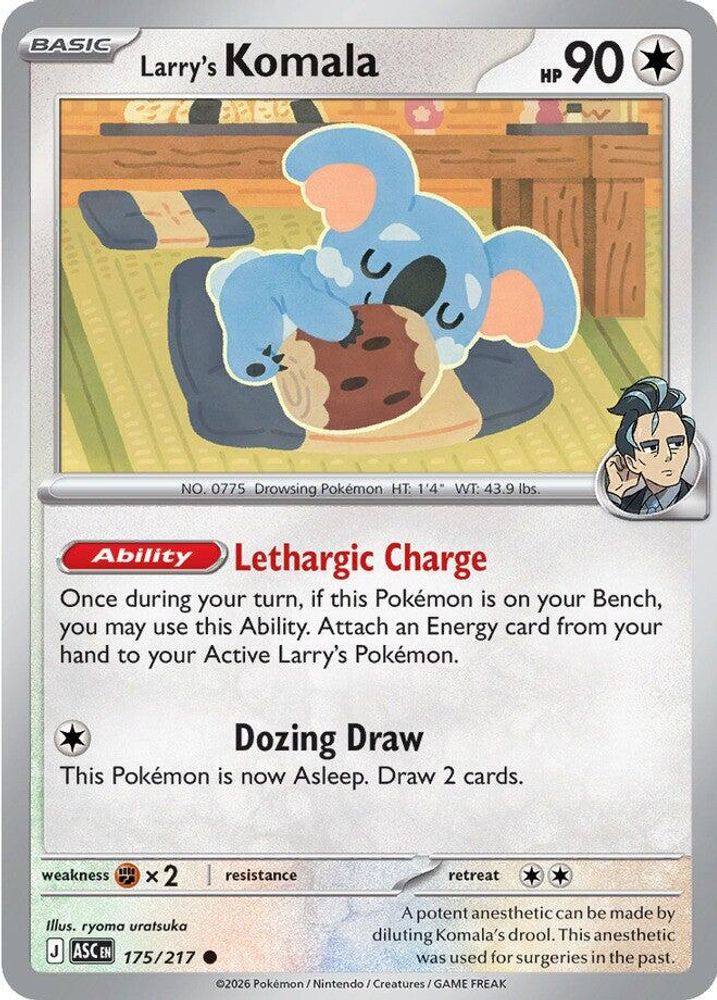 LARRY'S KOMALA 175/217 C ASCENDED HEROES POKEMON NM