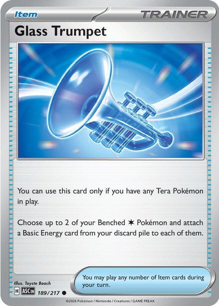 GLASS TRUMPET 189/217 C ASCENDED HEROES POKEMON NM