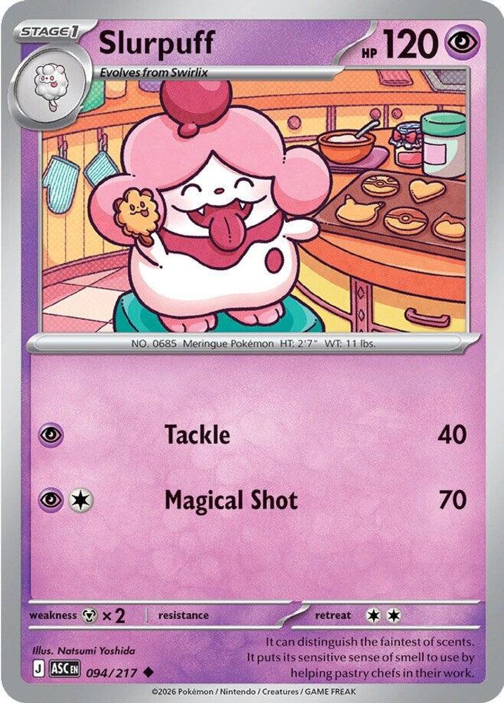 SLURPUFF 094/217 UC ASCENDED HEROES POKEMON NM