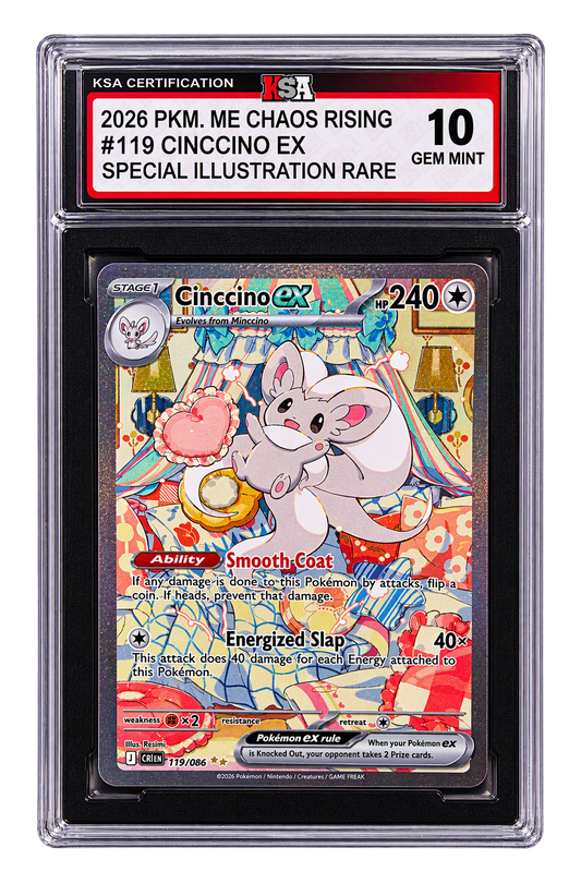 KSA GEM MINT 10 Cinccino SIR Duck Race!
