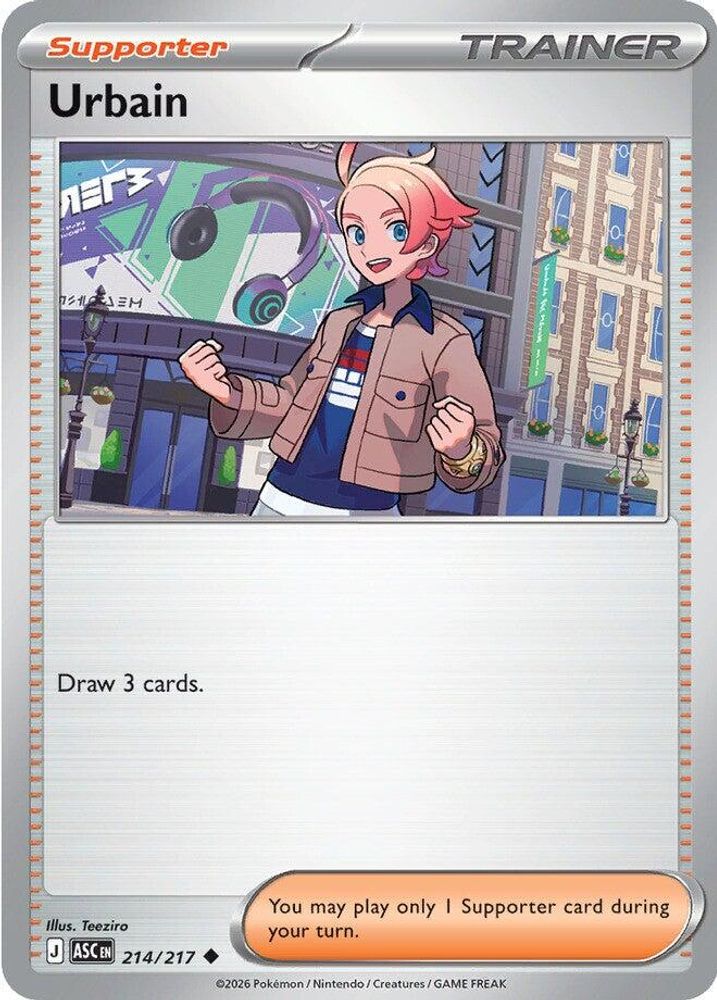 URBAIN 214/217 UC ASCENDED HEROES POKEMON NM