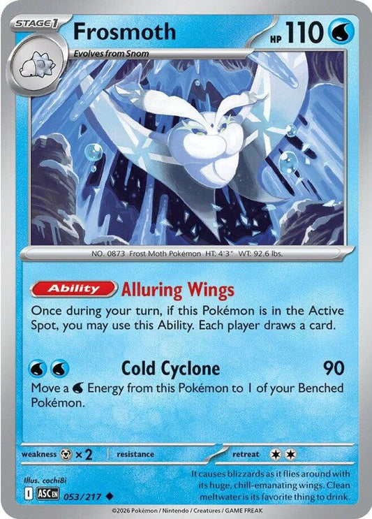 FROSMOTH 053/217 UC ASCENDED HEROES POKEMON NM