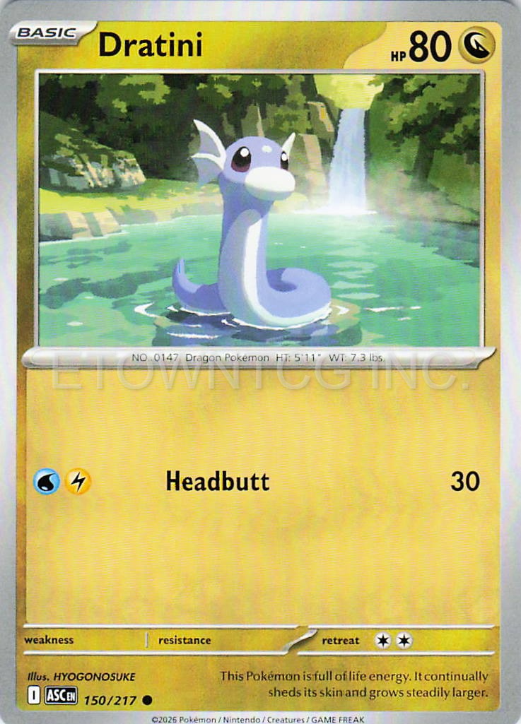 DRATINI 150/217 C ASCENDED HEROES POKEMON NM