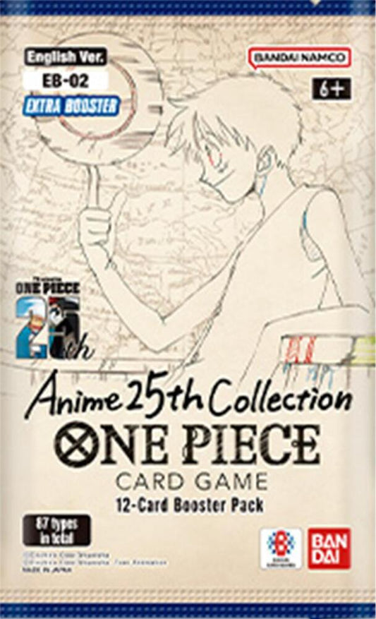 One Piece EB-02 English Anime 25th Collection Booster Pack(Extra Booster)