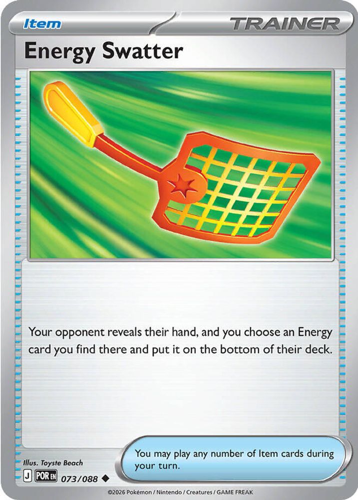 ENERGY SWATTER 073/088 UC PERFECT ORDER POKEMON NM