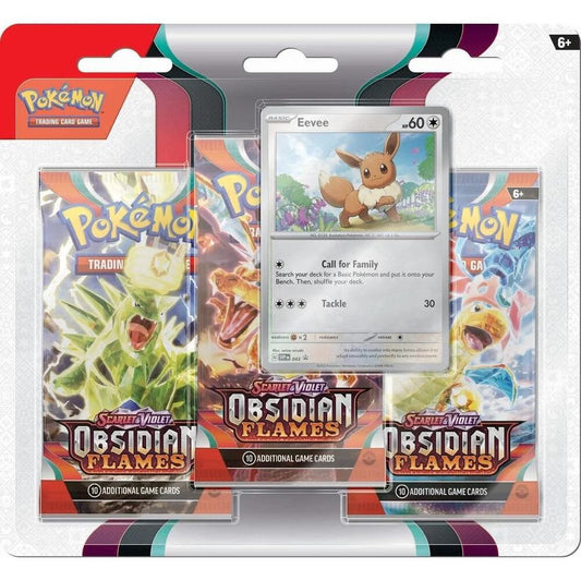 Pokémon Obsidian Flames 3 Pack Blister
