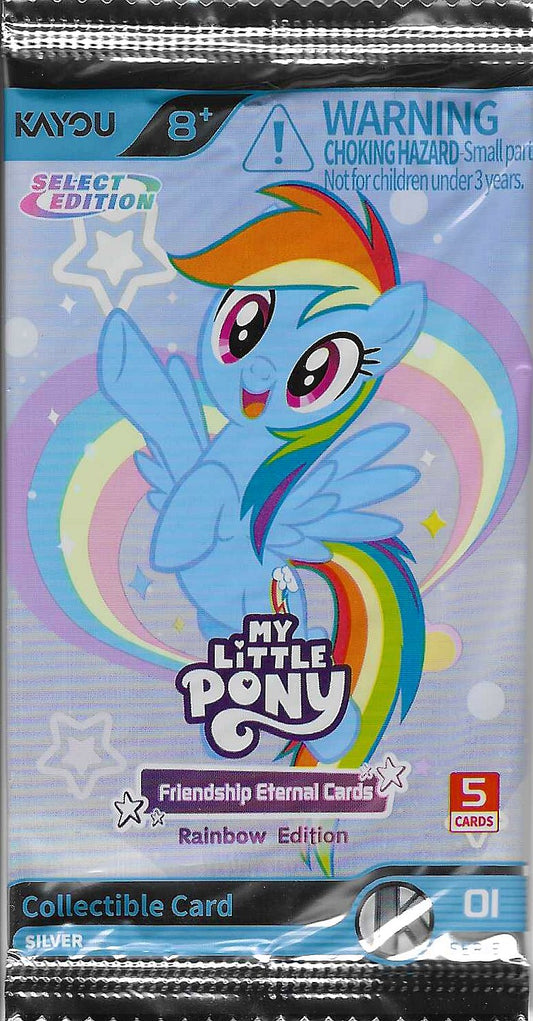 KAYOU My Little Pony Friendship Eternal Booster Pack - Rainbow Edition - Series 01